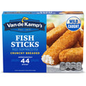 Van De Kamp's Wild Caught Crunchy Breaded Fish Sticks, 24.6 oz, 44 Ct (Frozen)