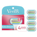 Venus Extra Smooth Women's Razor Blade Refills, 4 Count