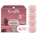 Venus Miami Sunset Comfort Glide, Women's Razor Refills, 4 Ct