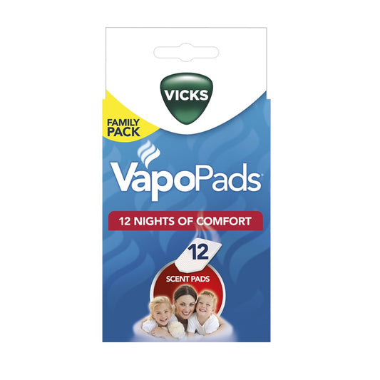 Vicks Soothing Menthol VapoPads, for Sinus or Allergy Relief, 12 Pack, VSP19-FP