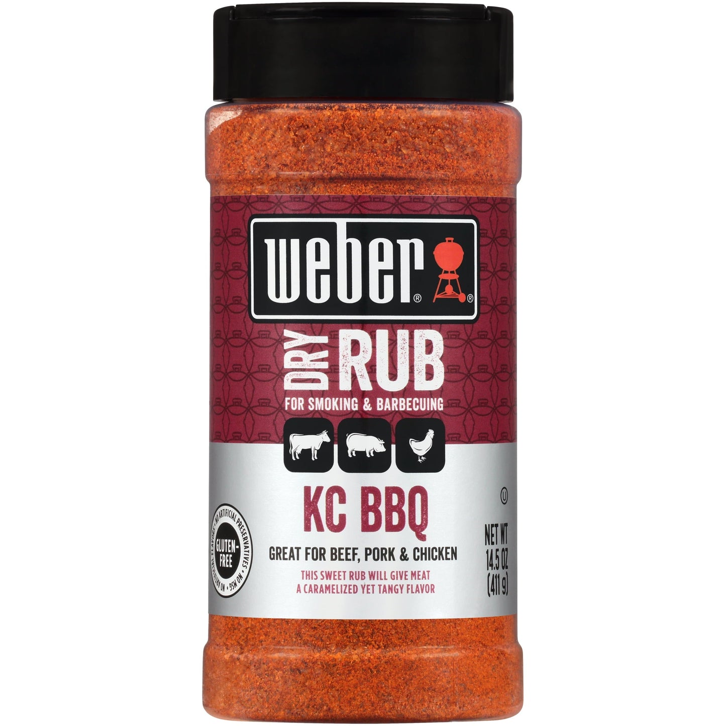 Weber KC BBQ Dry Rub, 14.5 oz