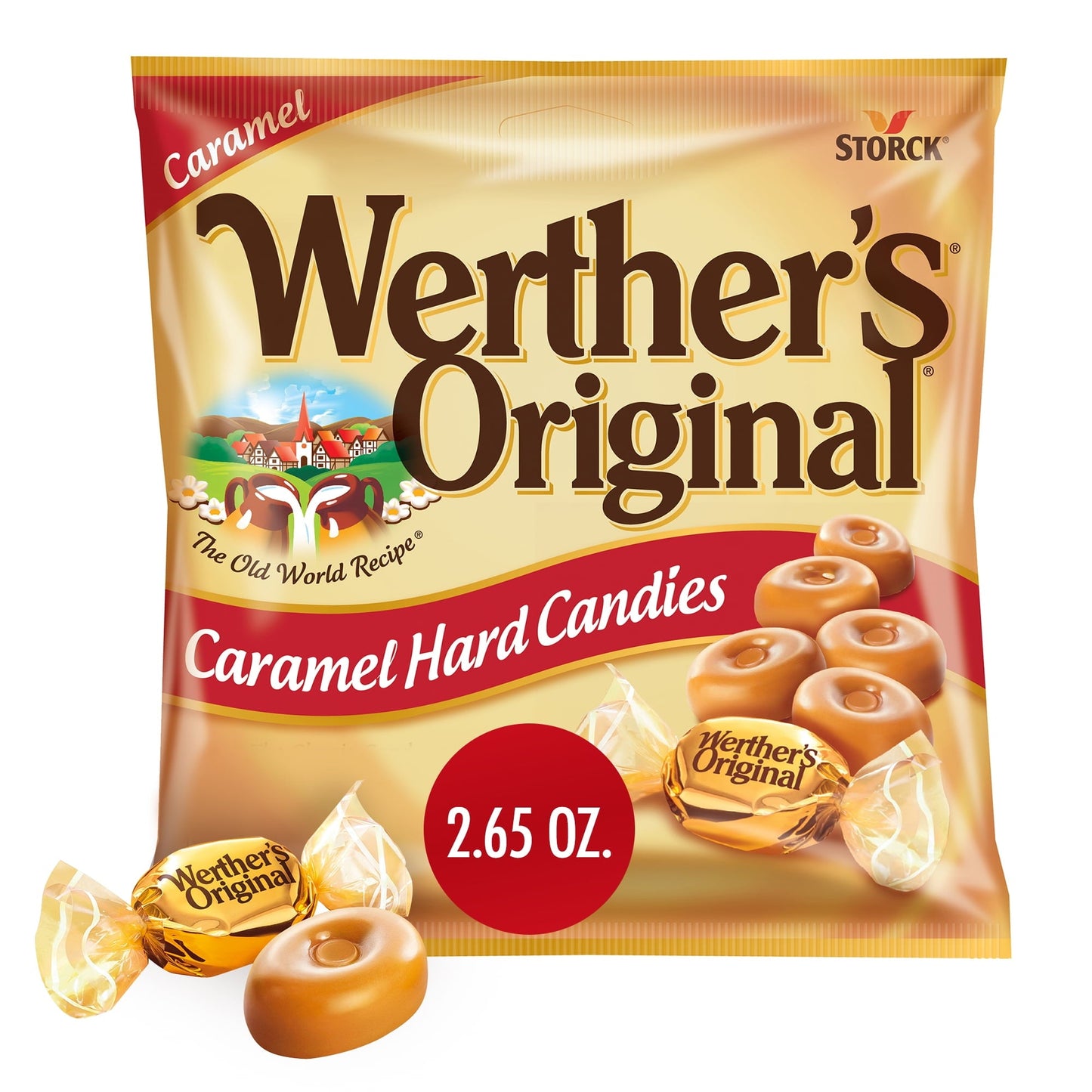 Werther's Original Caramel Hard Candies, 2.65 oz.