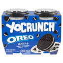 YoCrunch Low Fat Vanilla with OREO Yogurt, 4 Oz. Cups, 4 Count