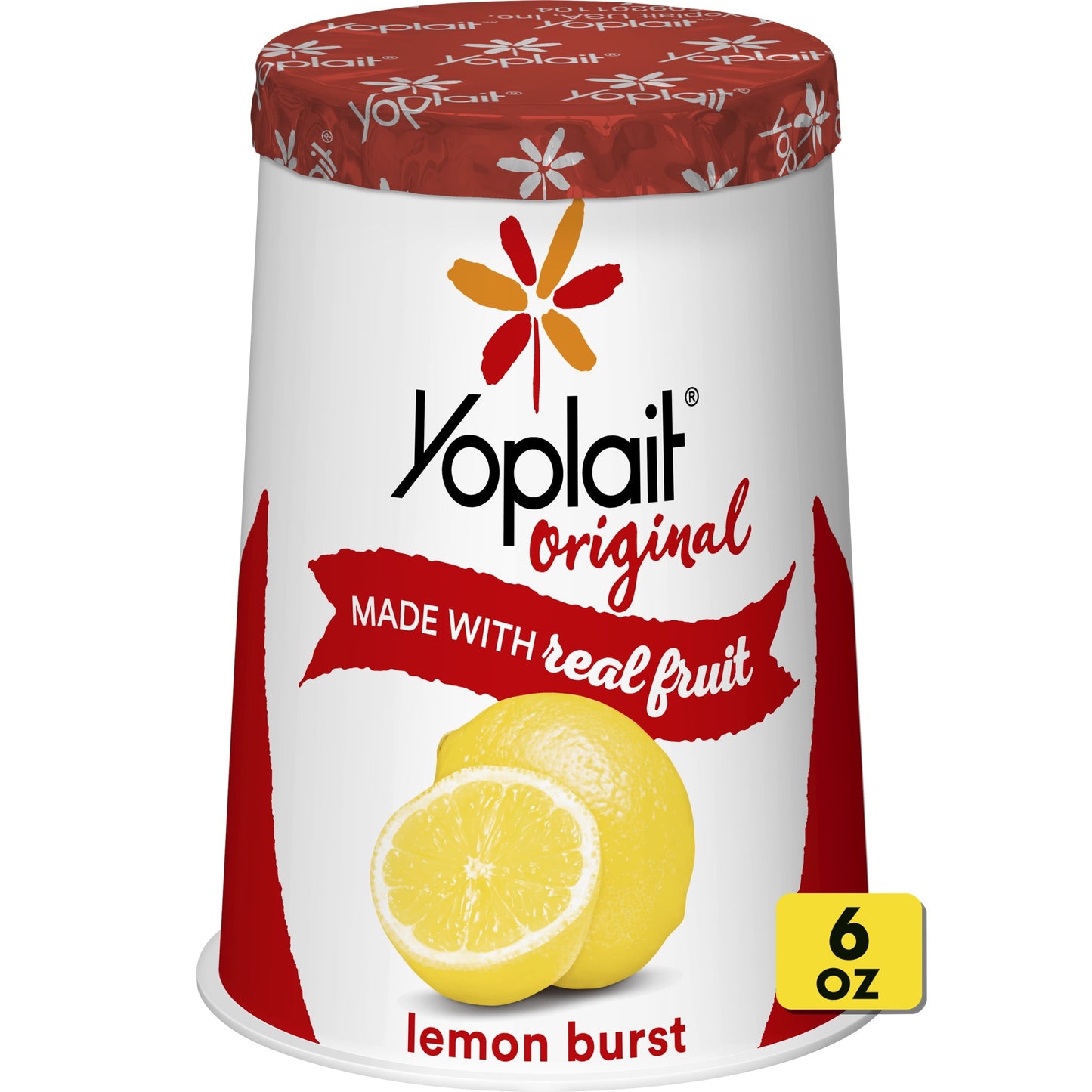 Yoplait Original Lemon Burst Low Fat Yogurt, 6 OZ Yogurt Cup