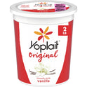 Yoplait Original Smooth Style Vanilla Low Fat Yogurt, 32 OZ Yogurt Tub