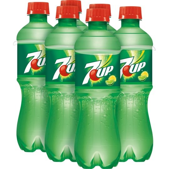 7UP Lemon Lime Soda, .5 L bottles, 6 pack