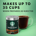 Starbucks Premium Instant Coffee, Medium Roast, 100% Arabica Beans, 3.17 Oz