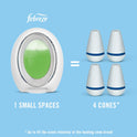 Febreze Small Spaces Holiday Air Freshener Apple Cider Scent, .25 fl oz Each, Pack of 2