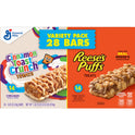 Reese's Puffs Cinnamon Toast Crunch Cereal Treat Bars Variety Pack, 28 ct