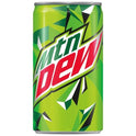 Mountain Dew Citrus Soda Pop, 7.5 oz, 10 Pack Mini Cans