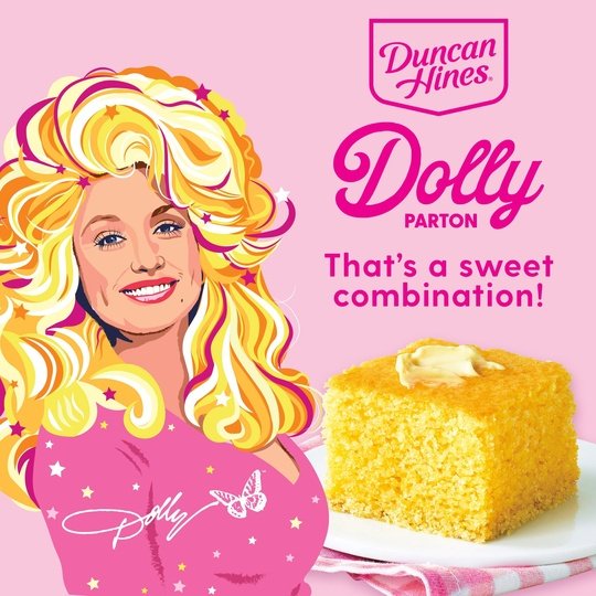 Duncan Hines Dolly Parton's Sweet Cornbread & Muffin Mix, 16 oz.