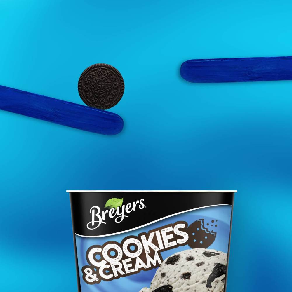 Breyers Cookies and Cream Ice Cream, 48 oz