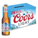Coors Light Lager Beer, 24 Pack, 12 fl oz Bottles, 4.2% ABV