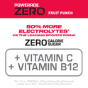 POWERADE Electrolyte Enhanced Zero Sugar Fruit Punch Sport Drink, 20 fl oz, 8 Count Bottles