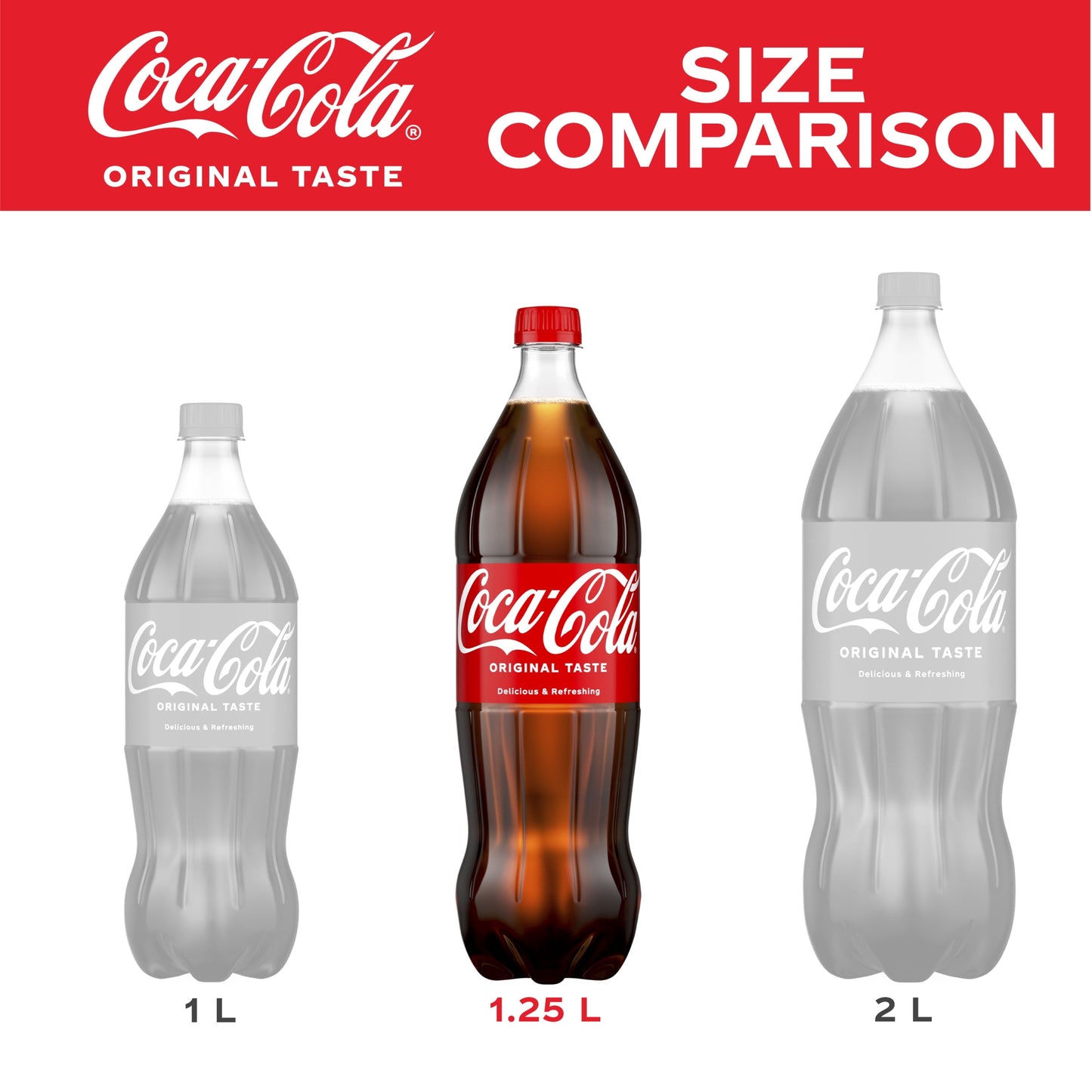 Coca-Cola Soda Pop, 1.25 Liter Bottle