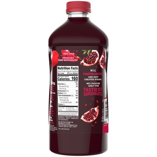 Bolthouse Farms 100% Pomegranate Fruit Juice, 52 oz