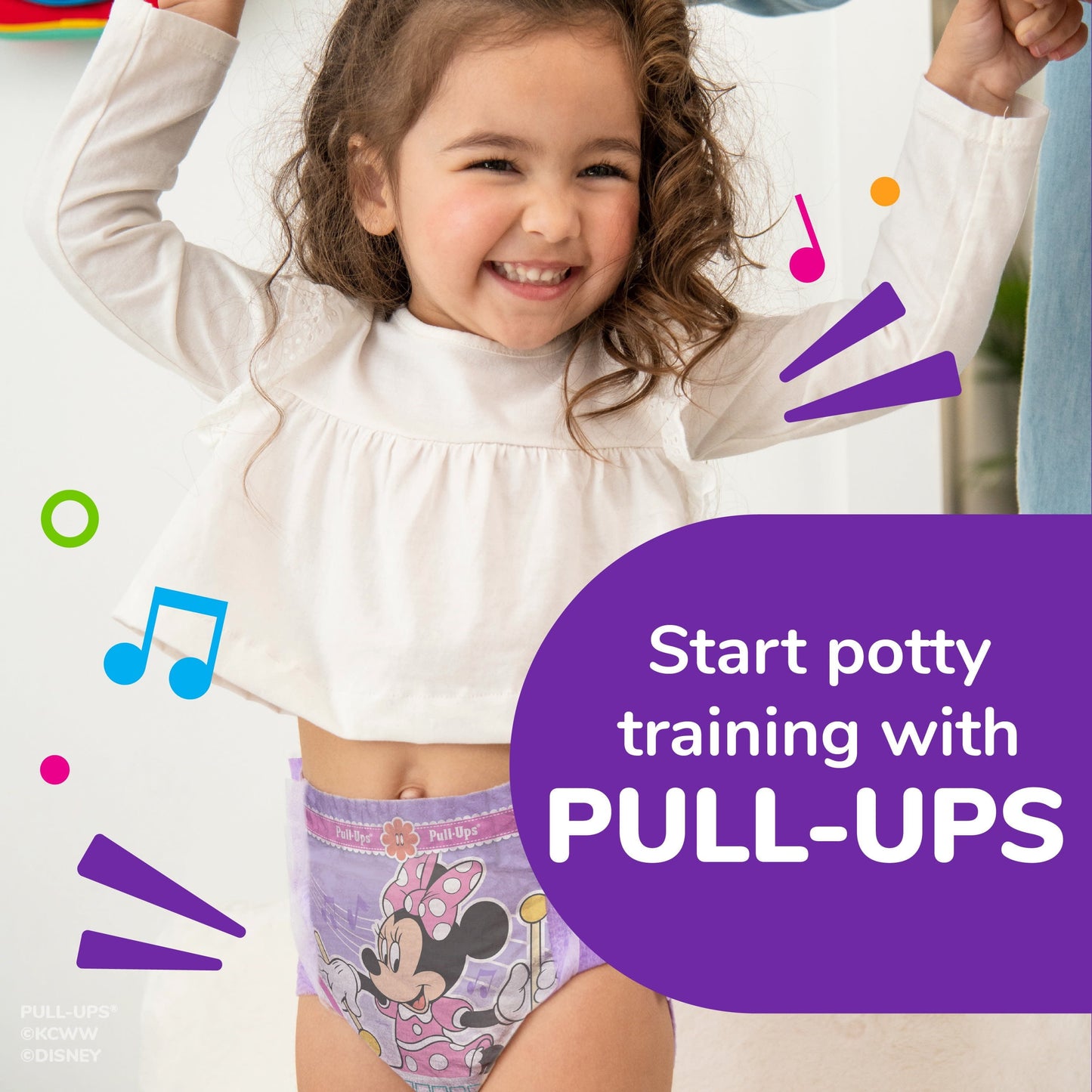 Pull-Ups Girls' Potty Training Pants, 5T-6T (50+ lbs), 48 Count