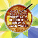 Lipton Family Size Cold Brew Iced Black Tea, Caffeinated, Tea Bags 22 Count Box
