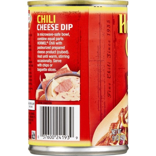 HORMEL Chili, No Beans, No Artificial Ingredients, 15 oz Aluminum Can