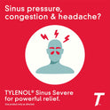 Tylenol Sinus Severe Non-Drowsy Day Cold & Flu Relief Caplets, 24 ct