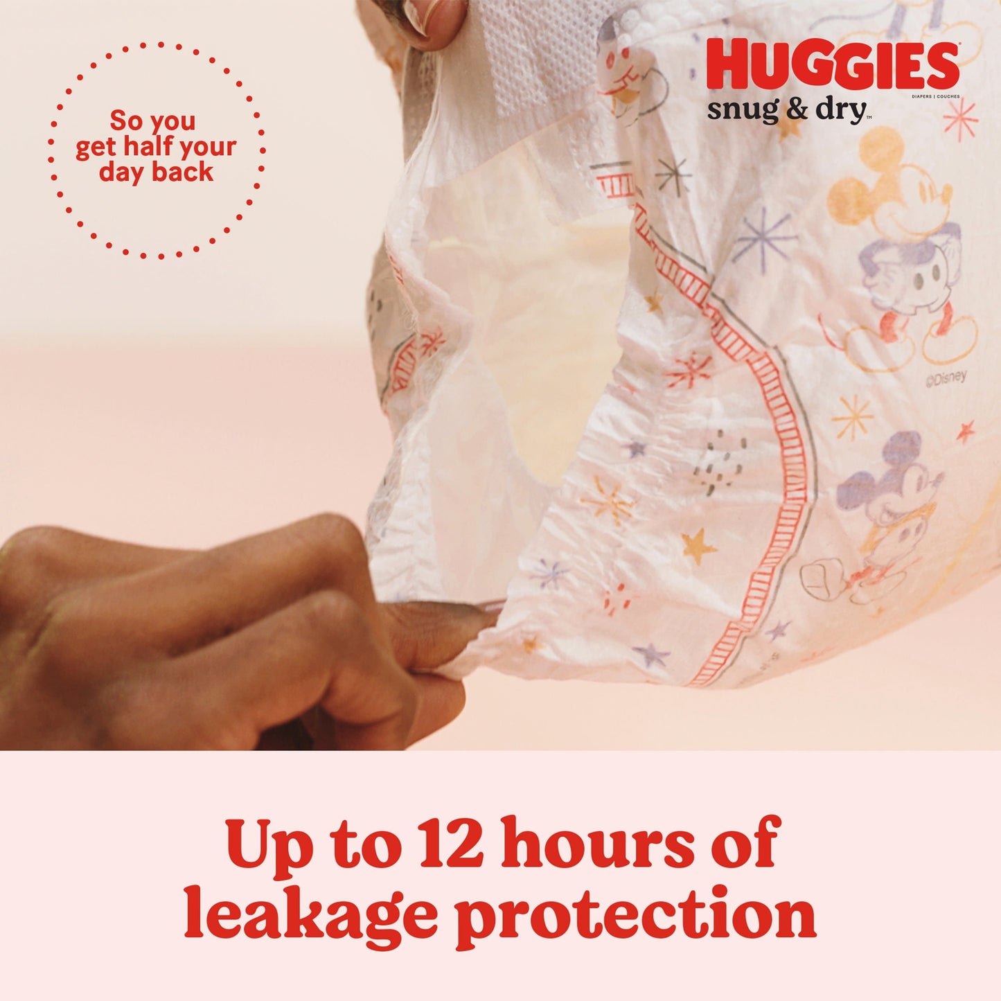 Huggies Snug & Dry Baby Diapers, Size 1, 108 Ct