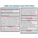 RID Home Lice Treatment Spray for Lice, Bed Bugs & Dust Mites, 5oz