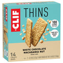 CLIF BAR Thins - White Chocolate Macadamia Nut Flavor - Crispy Snack Bars - Made with Organic Oats - Non-GMO - Plant-Based - 100 Calorie Packs - 0.78 oz. (7 Pack)