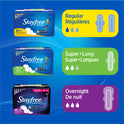 Stayfree Ultra Thin Regular Pads Without Wings, 44 Ct, Multi-Fluid Protection For Up To 8 Hours, With Odor Neutralizer