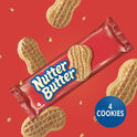 Nutter Butter Peanut Butter Sandwich Cookies, 12 Packs (4 Cookies Per Pack)