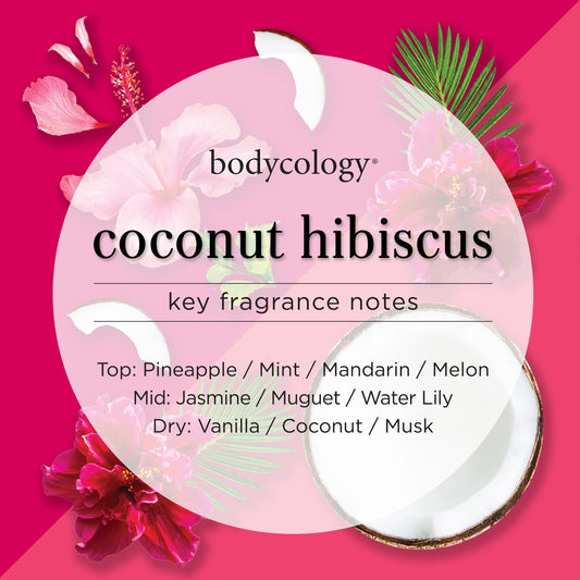 Bodycology Coconut Hibiscus Moisturizing Body Cream, 8 oz