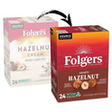 Folgers Toasty Hazelnut Artificially Flavored Coffee, Keurig K-Cups, 24 Count Box