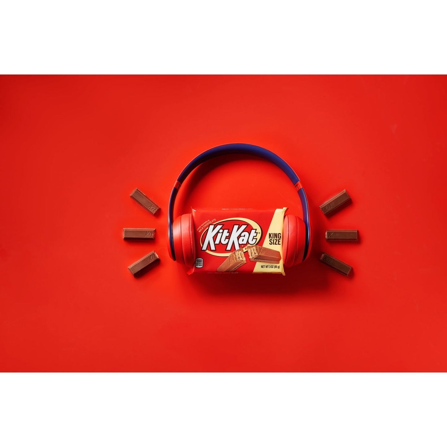 Kit Kat® Milk Chocolate Wafer King Size Candy, Bars 3 oz, 4 Count