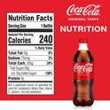 Coca-Cola Soda Pop, 20 fl oz Bottle