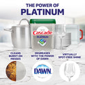 Cascade Platinum Dishwasher Detergent Pods, Fresh Scent, 21 Count