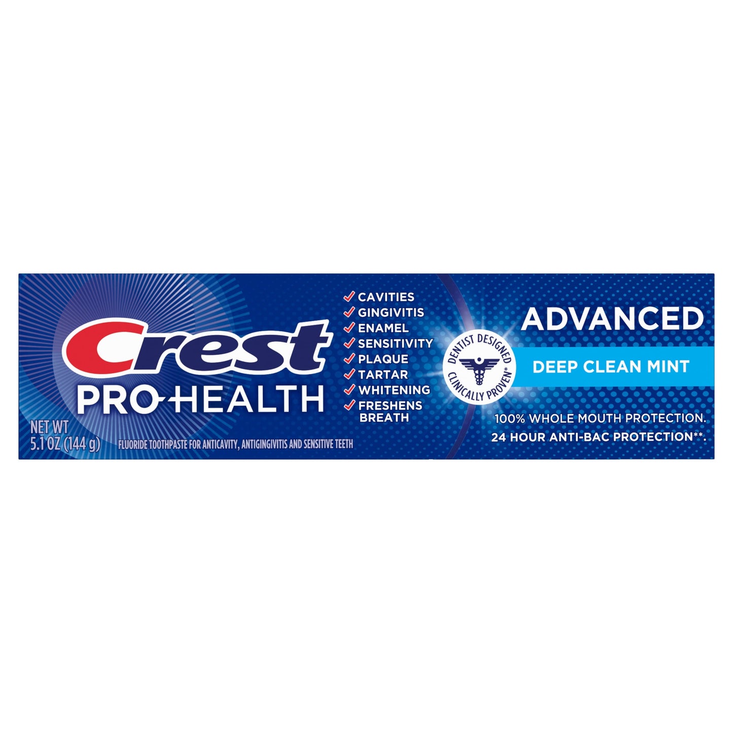 Crest Pro Health Advanced Deep Clean Mint Toothpaste, 5.1 oz