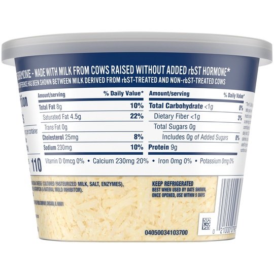 Kraft Shredded Parmesan Cheese, 5 oz. Tub