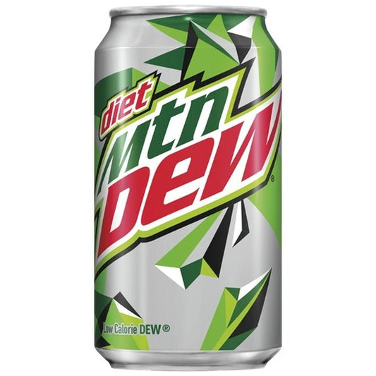 Diet Mountain Dew Citrus Soda Pop, 12 oz, 12 Pack Cans
