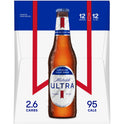 Michelob ULTRA Light Beer, 12 Pack, 12 fl oz Bottles, 4.2% ABV, Domestic