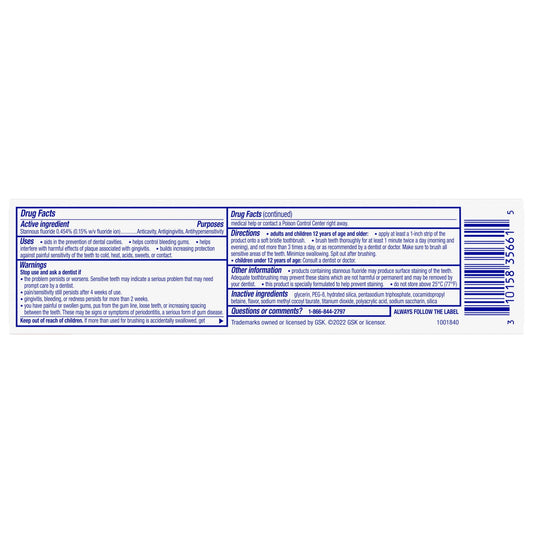 Sensodyne Enamel Fluoride & Gum Sensitive Toothpaste, Mint Flavor, 3.4 Oz