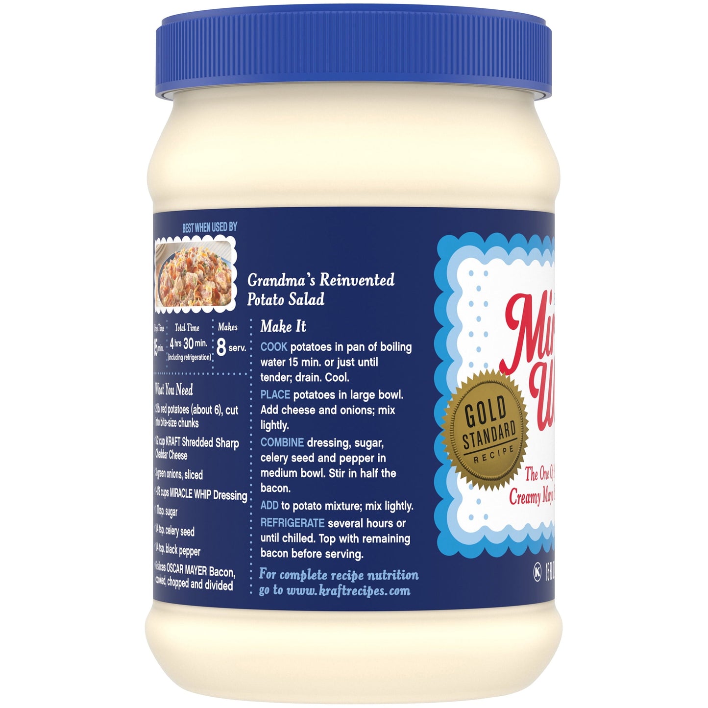 Miracle Whip Mayo-like Dressing Jar, 15 fl