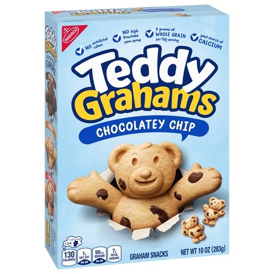 Teddy Grahams Chocolatey Chip Graham Snacks, 10 oz