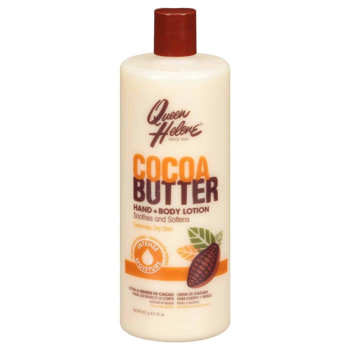 Queen Helene Cocoa Butter Hand & Body Lotion for Dry Skin, 32 oz