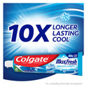 Colgate Max Fresh Travel Size Toothpaste with Mini Breath Strips, Cool Mint, 1.0 Oz