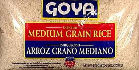 Goya Medium Grain Rice, 5 lbs