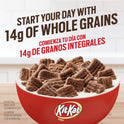 KIT KAT Chocolatey Breakfast Cereal Made with Whole Grain, Family Size, 19.5 oz