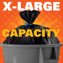 Hefty Heavy Duty Contractor Extra Large Trash Bags, 45 Gallon, 20 Count