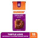 Dunkin Turtle Love Ground Coffee, 11-Ounce Bag