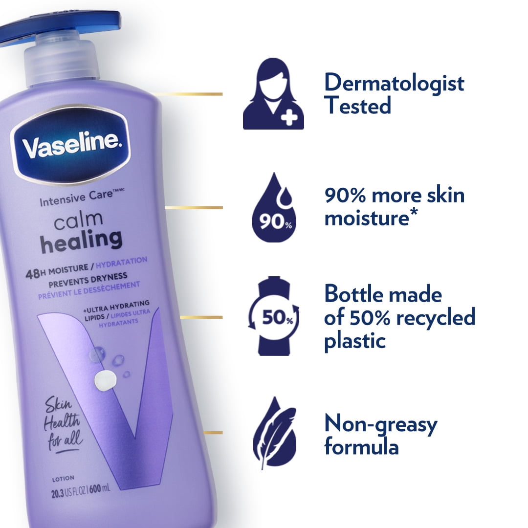 Vaseline Intensive Care™ Calm Healing Body Lotion for Dry Skin with Lavender Extract & Ultra-Hydrating Lipids, 20.3 oz