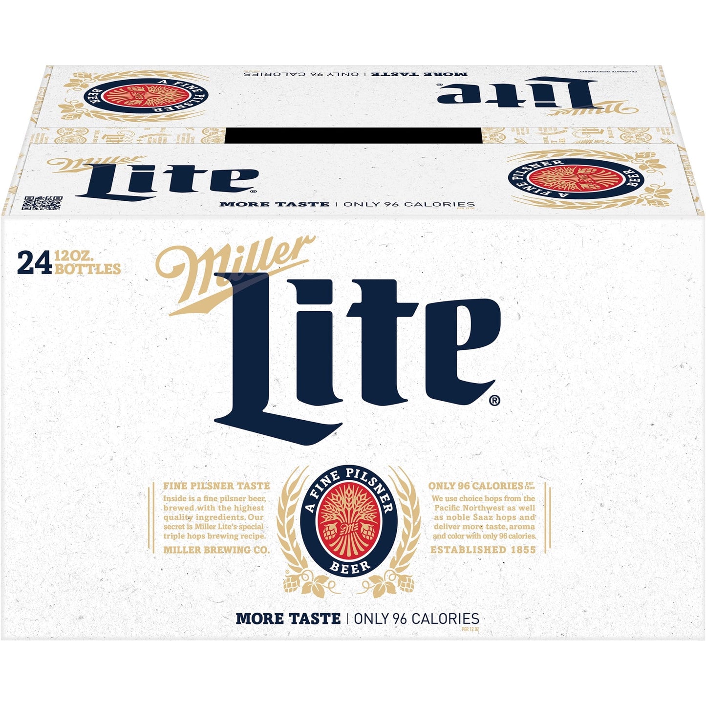 Miller Lite Lager Beer, 24 Pack, 12 fl oz Bottles, 4.2% ABV