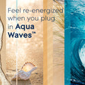 Glade Candle Aqua Waves Scent, 1-Wick, 3.4 oz (96.3 g) Each, 2 Counts, Fragrance Infused with Essential Oils, Notes of Sea Salt, Island Flowers, Ocean Air, Lead-Free Wick Scented Candles